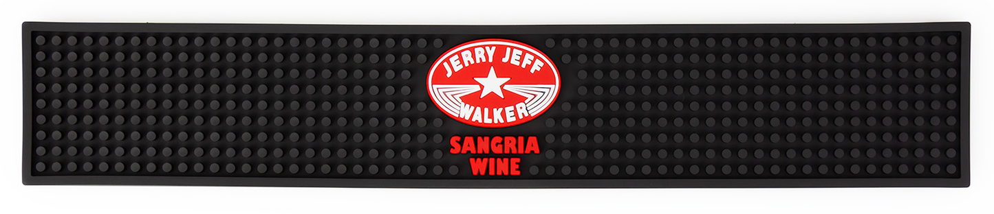 Jerry Jeff Walker Sangria Wine Rail Bar Mat