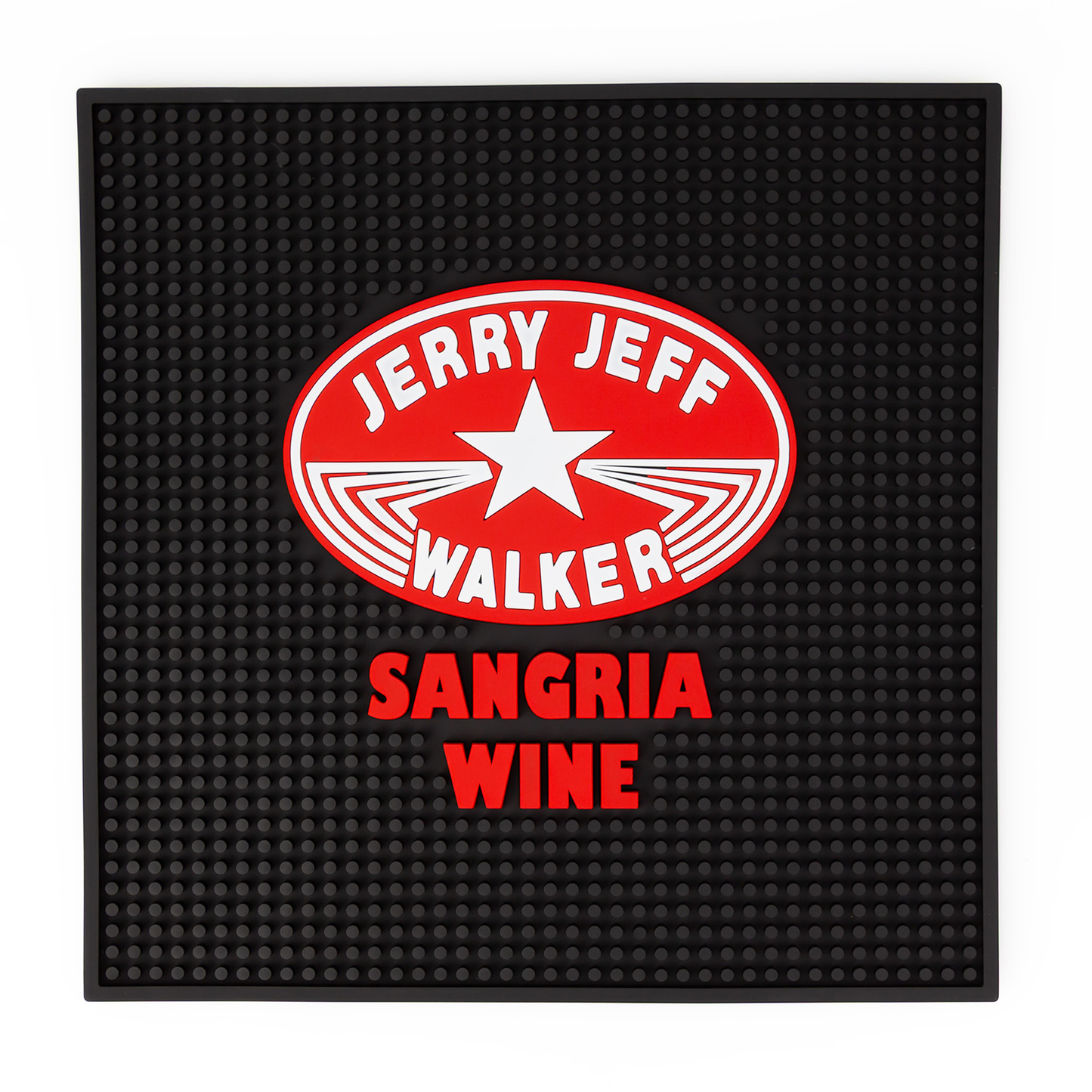 Jerry Jeff Walker Sangria Wine Square Bar Mat