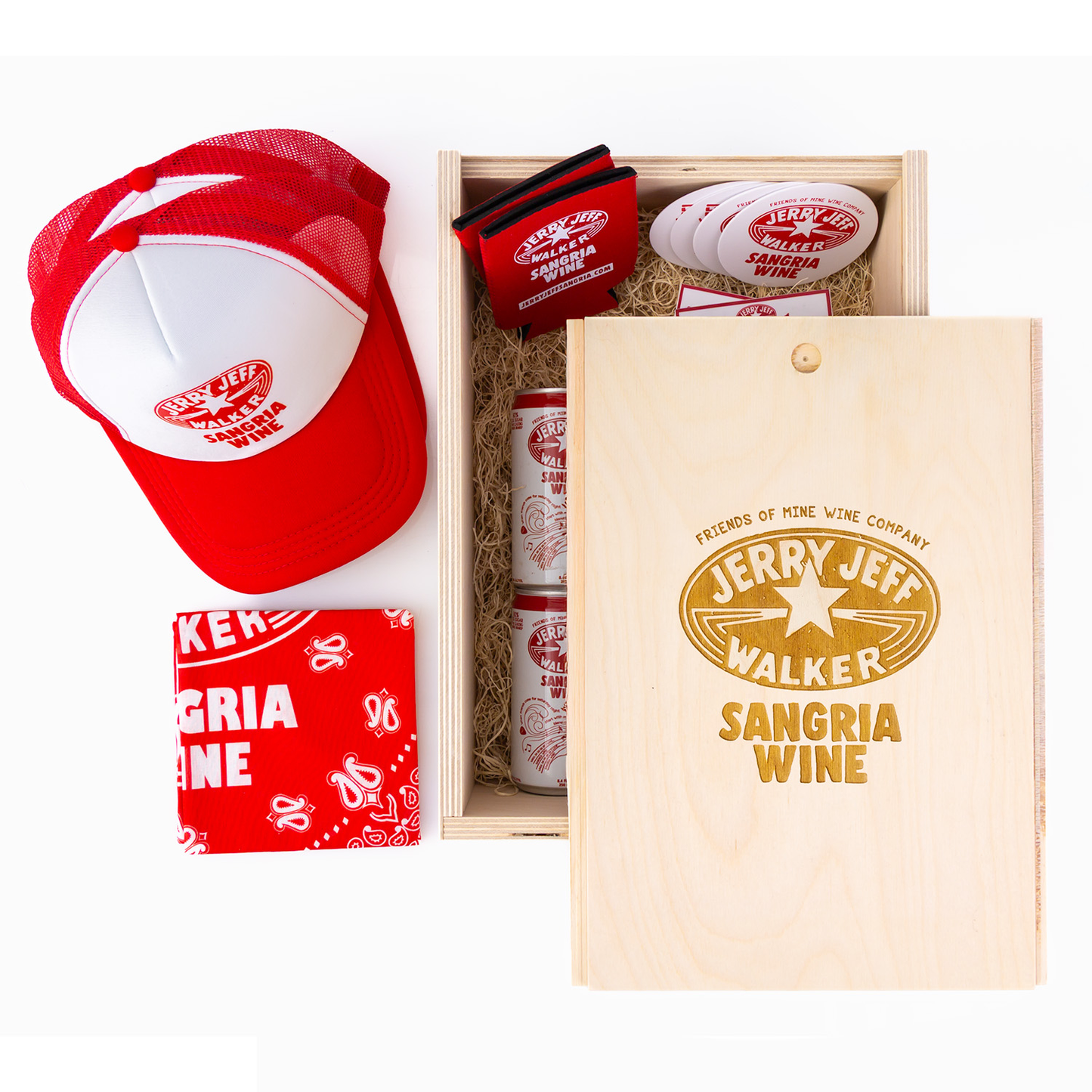 Jerry Jeff Walker Sangria Wine 6 pack Bundle 1