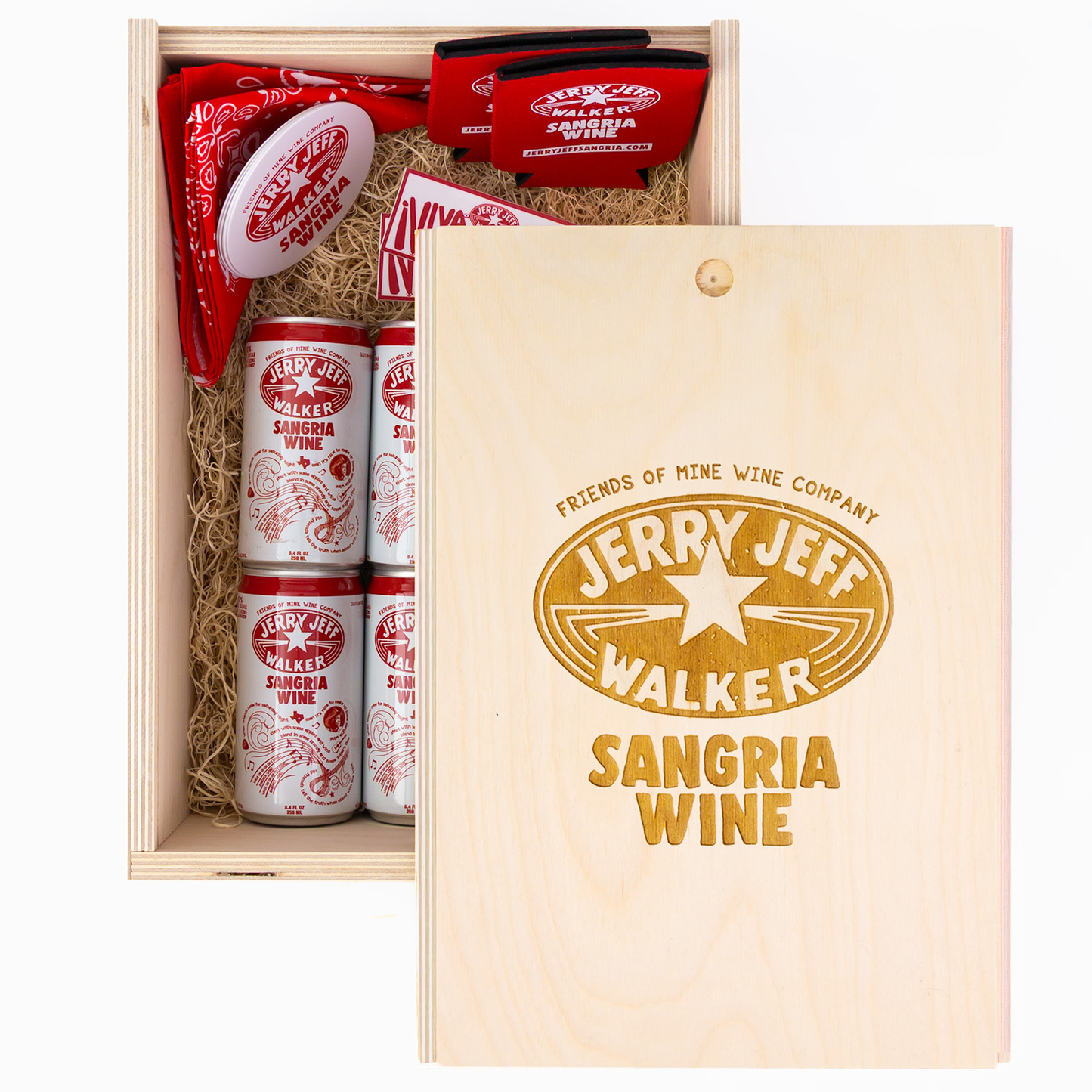Jerry Jeff Walker Sangria Wine 6 pack Bundle 2