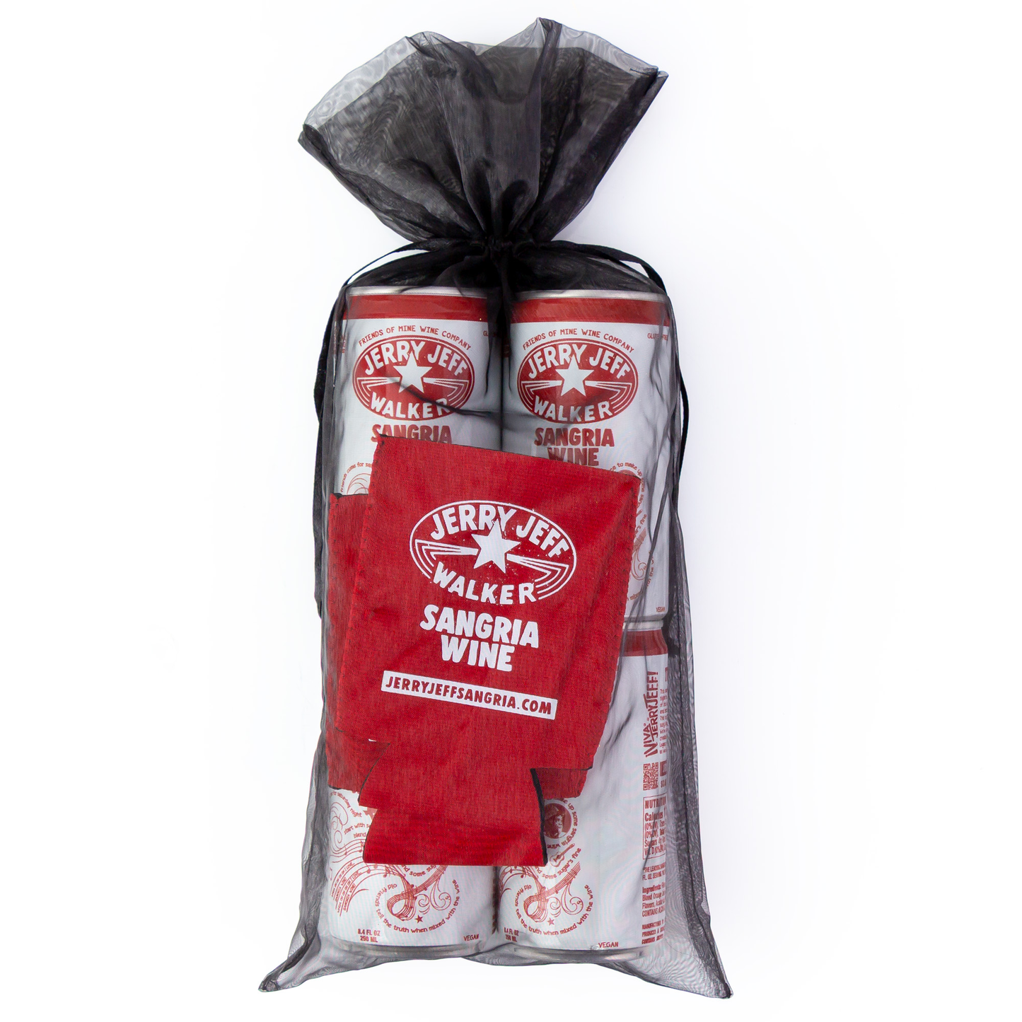 Jerry Jeff Walker Sangria Wine 4 pack Bundle