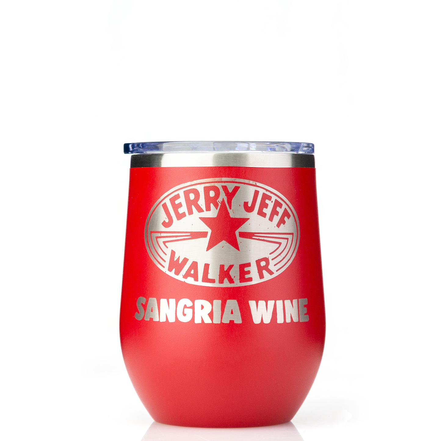 12oz Jerry Jeff Walker Sangria Wine tumbler
