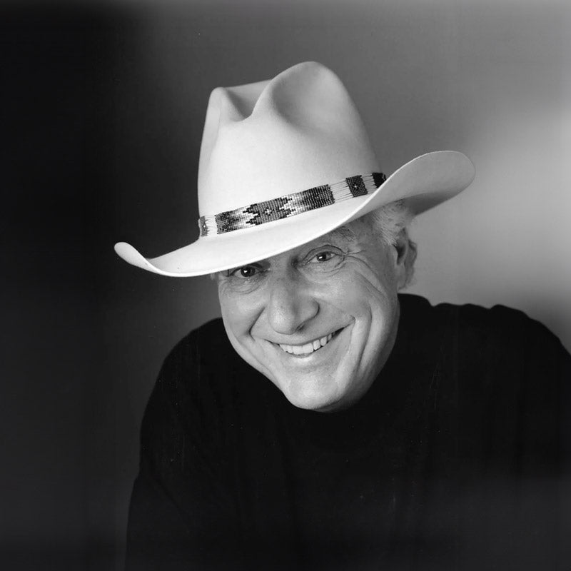 Black and white photo of Jerry Jeff Walker